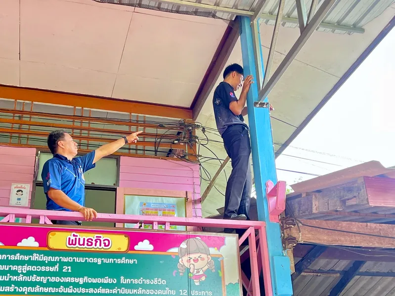 ดำเนินโครงการอาชีวะอาสา พี่ช่วยน้อง