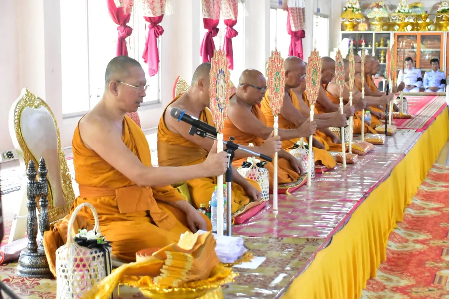 เข้าร่วมพิธีบำเพ็ญกุศล ในวาระครบ ๗ วัน